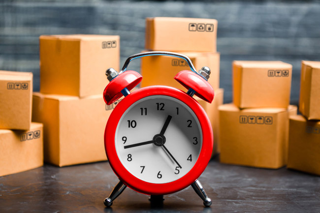 Livraison à temps
