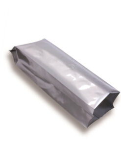 Sachet à soufflet latéral 100 mm x 340 mm contenance 500g Métallisé