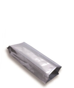 Sachet à soufflet latéral 80 mm x 200 mm  contenance 125g Métallisé